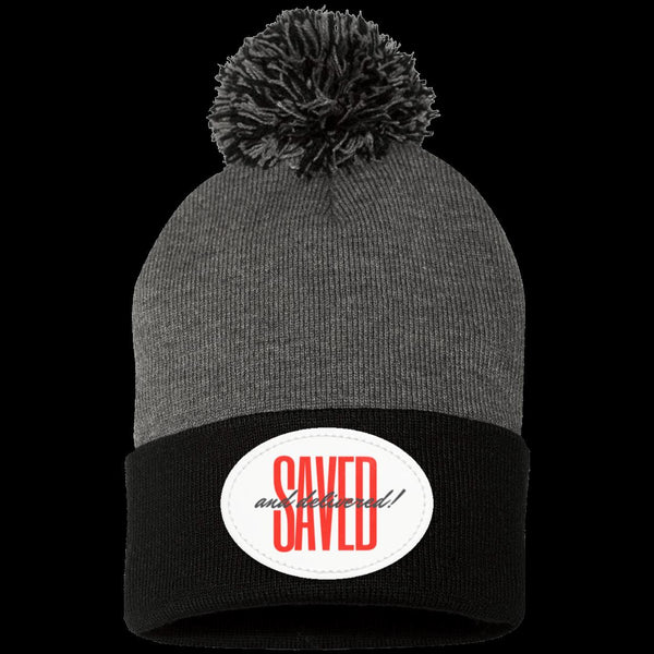 Saved Pom Pom Knit Cap