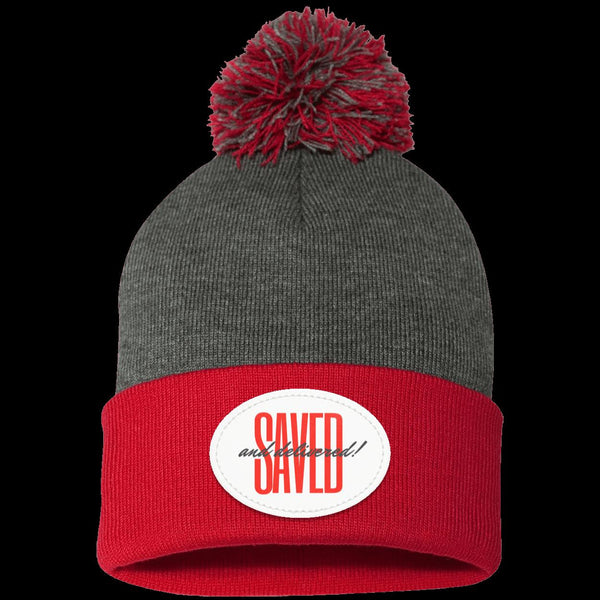 Saved Pom Pom Knit Cap