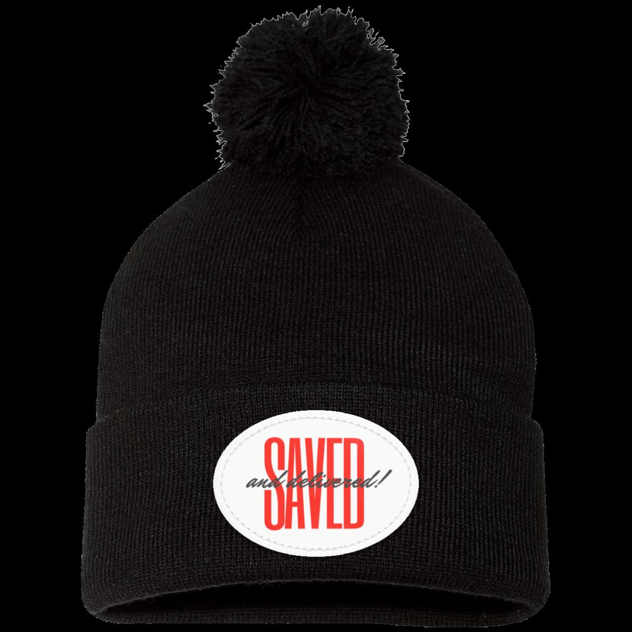 Saved Pom Pom Knit Cap