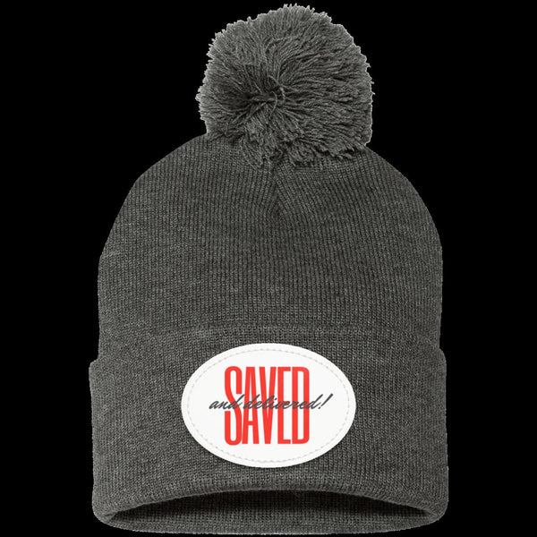 Saved Pom Pom Knit Cap