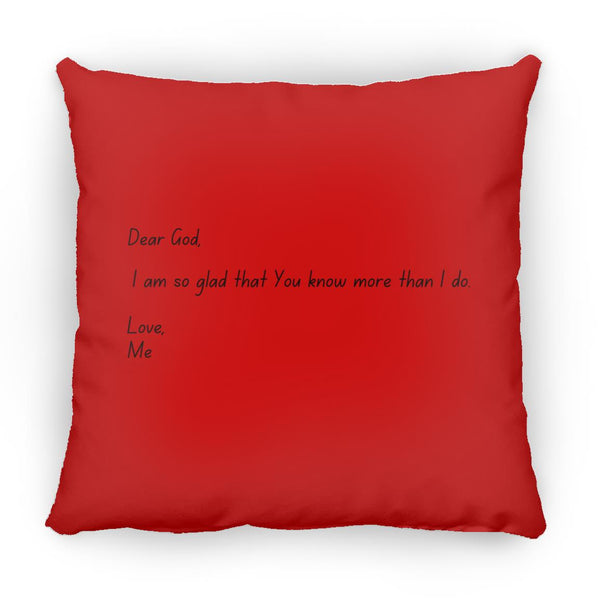 Dear God 2 Dear God Small Square Pillow