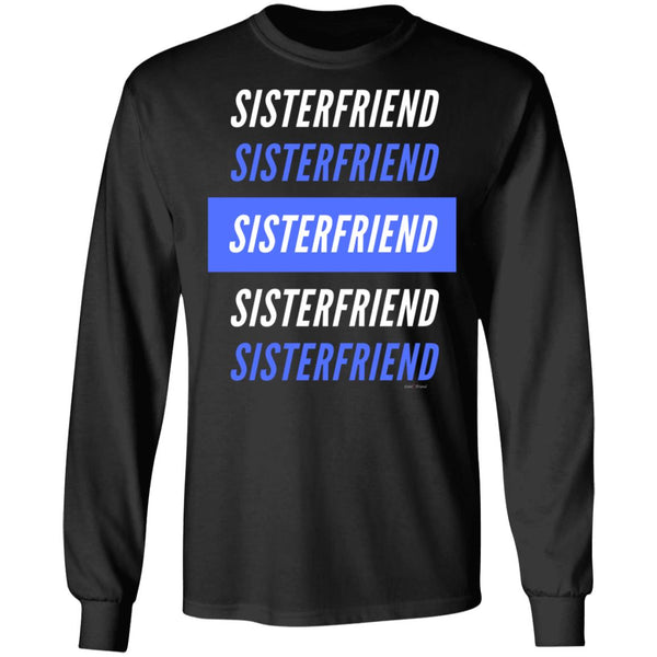 Sister Friend Bl/Wh LS Ultra T-Shirt