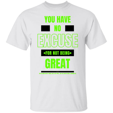 No Excuse Green Black T-Shirt