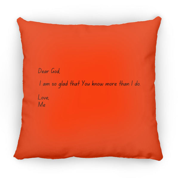 Dear God 2 Dear God Small Square Pillow