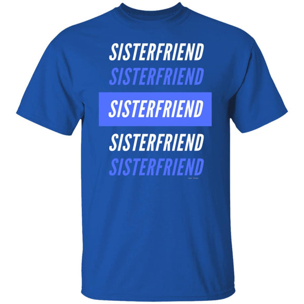 Sister Friend Bl/Wh Multi T-Shirt