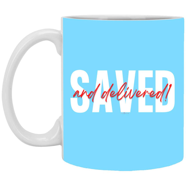 Saved Red Black Saved 11oz Mug