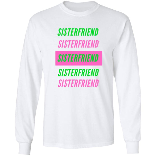 Sister Friend Block LS T-Shirt