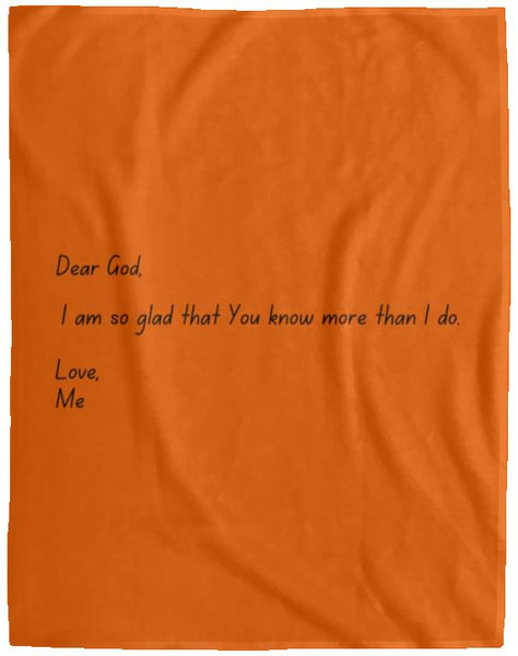 Dear God Cozy Plush Fleece Blanket - 60x80