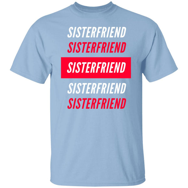 Sister Friend Bl/Wh Multi T-Shirt