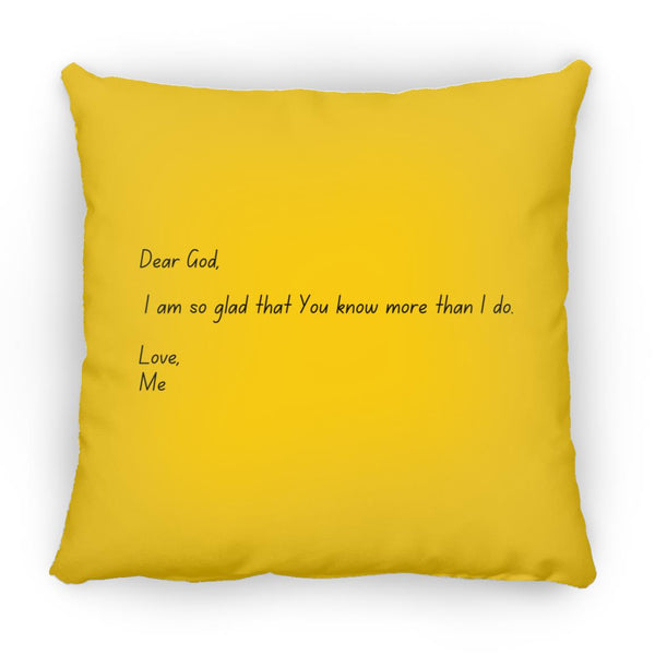 Dear God 2 Dear God Small Square Pillow