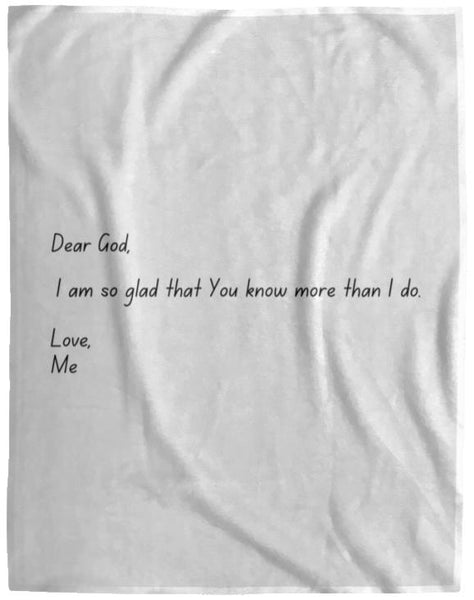 Dear God Cozy Plush Fleece Blanket - 60x80