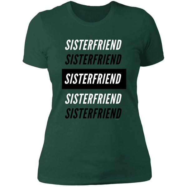 Sister Friend Block Boyfriend T-Shirt