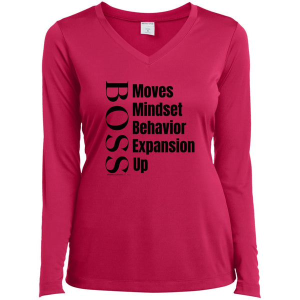 Boss Moves LS V-Neck