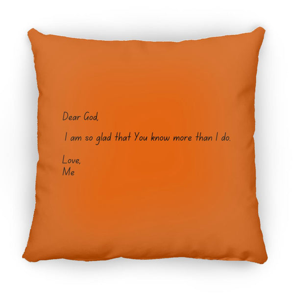 Dear God 2 Dear God Small Square Pillow