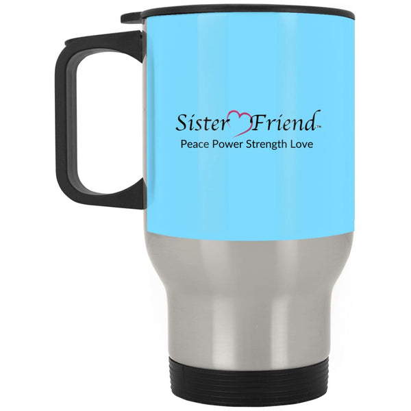 Motto Silver Travel Mug