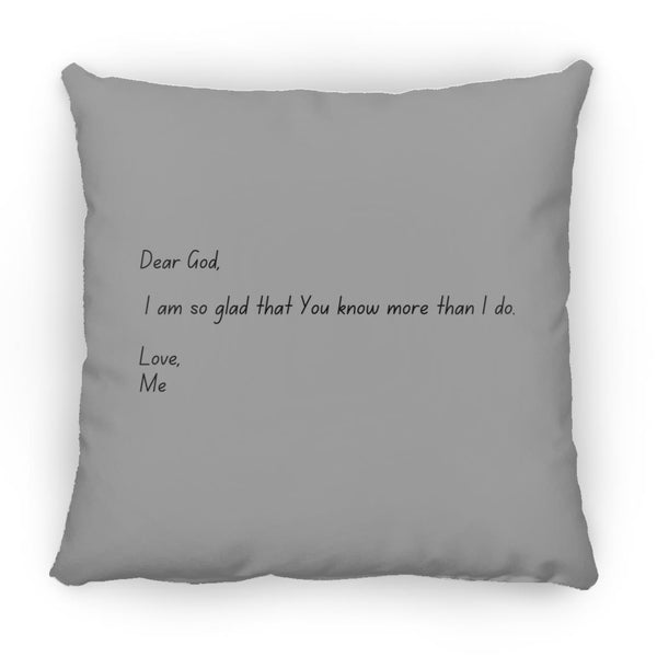 Dear God 2 Dear God Small Square Pillow