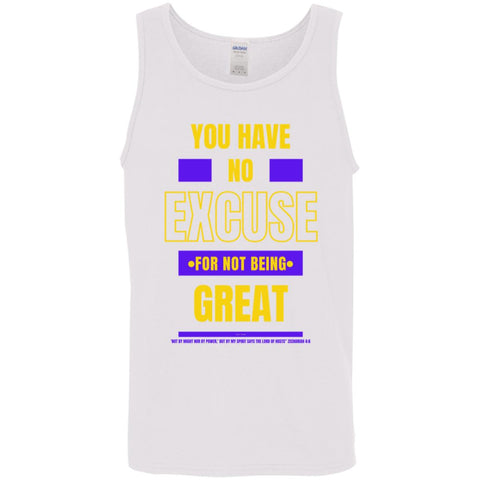 No Excuse Purple Gold Tank Top