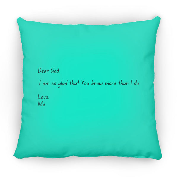 Dear God 2 Dear God Small Square Pillow