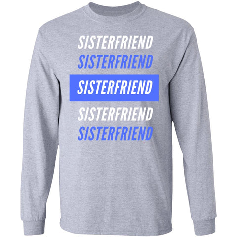 Sister Friend Bl/Wh LS Ultra T-Shirt