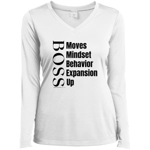 Boss Moves LS V-Neck