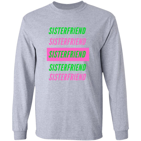 Sister Friend Block LS T-Shirt