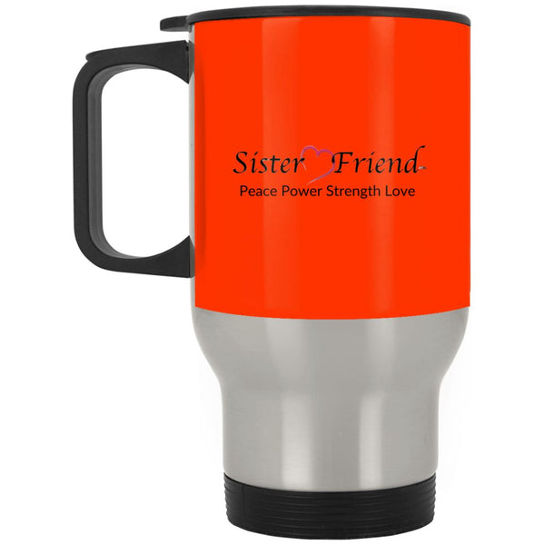 Motto Silver Travel Mug