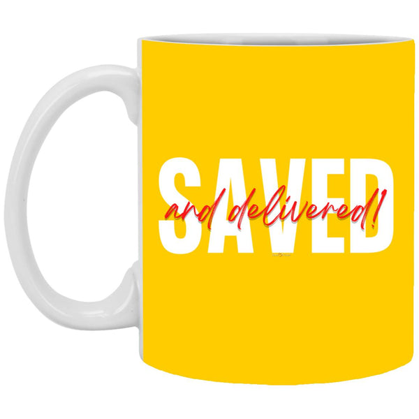 Saved Red Black Saved 11oz Mug