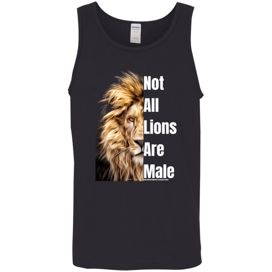 Lion Cotton Tank Top 5.3 oz.