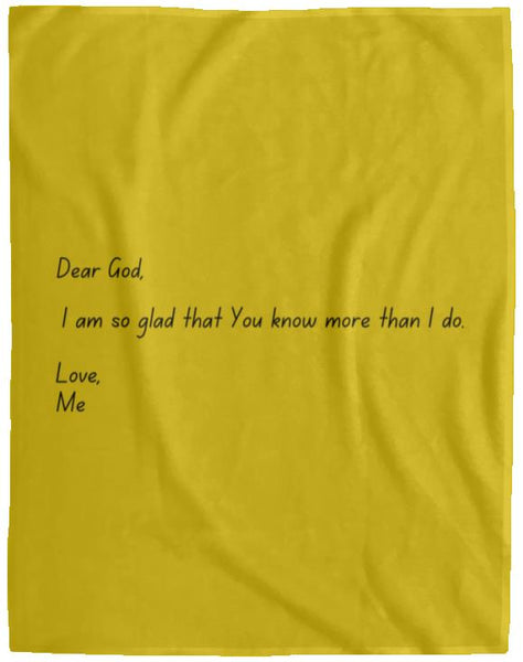 Dear God Cozy Plush Fleece Blanket - 60x80