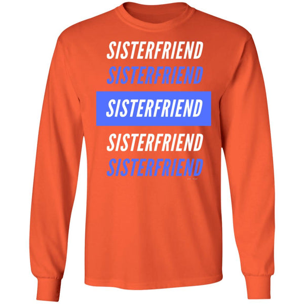 Sister Friend Bl/Wh LS Ultra T-Shirt