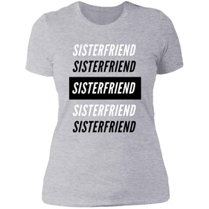 Sister Friend Block Boyfriend T-Shirt