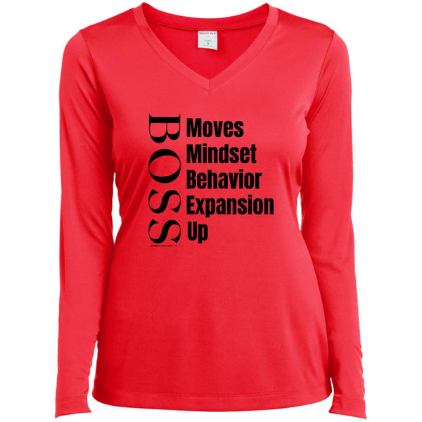 Boss Moves LS V-Neck