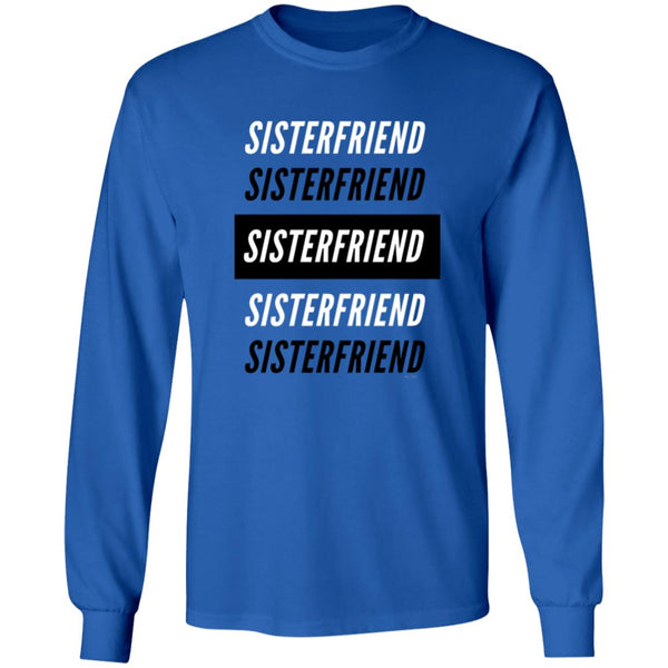 Sister Friend Block LS T-Shirt