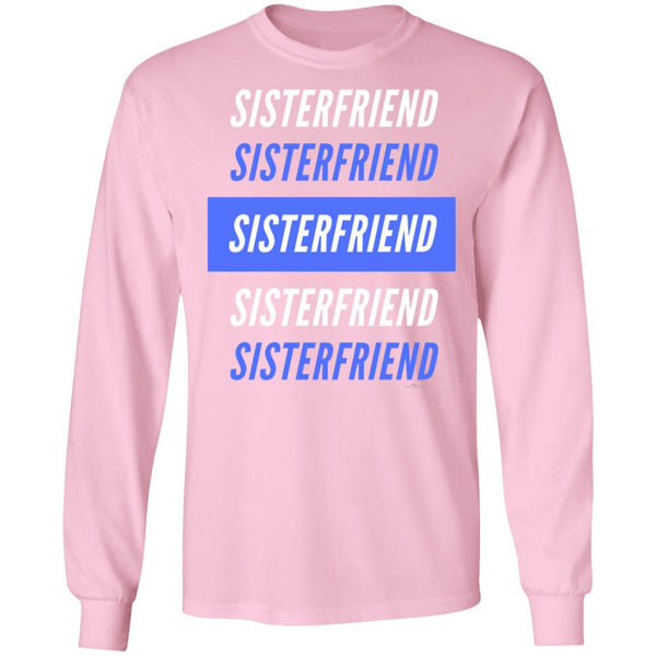 Sister Friend Bl/Wh LS Ultra T-Shirt