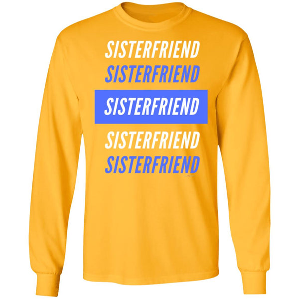 Sister Friend Bl/Wh LS Ultra T-Shirt