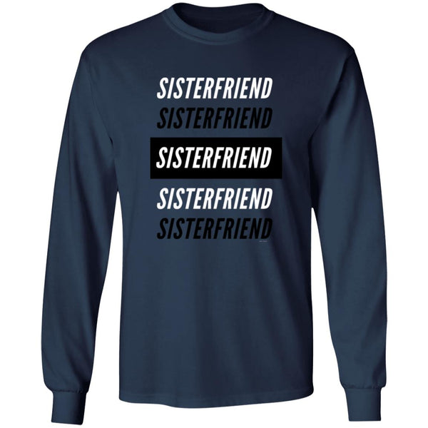 Sister Friend Block LS T-Shirt