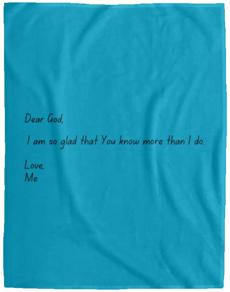 Dear God Cozy Plush Fleece Blanket - 60x80