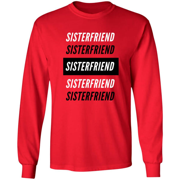 Sister Friend Block LS T-Shirt