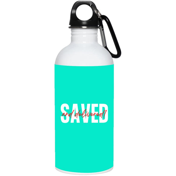 Saved Red Black Saved 20 oz. Water Bottle