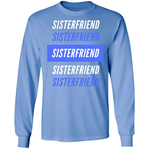 Sister Friend Bl/Wh LS Ultra T-Shirt