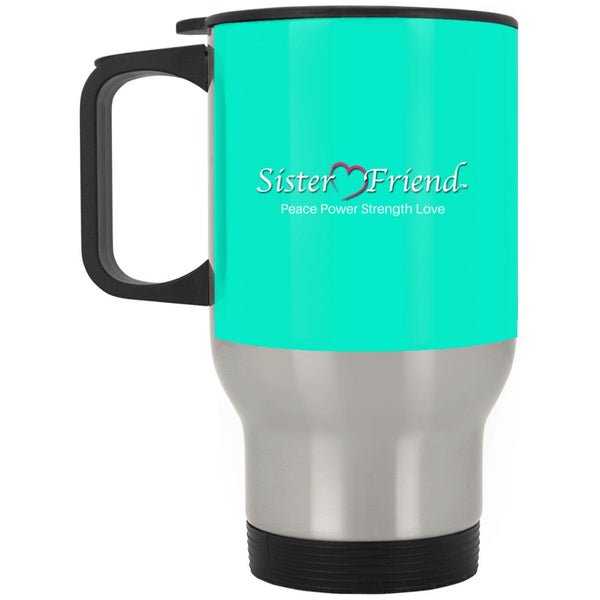 Motto Silver Travel Mug