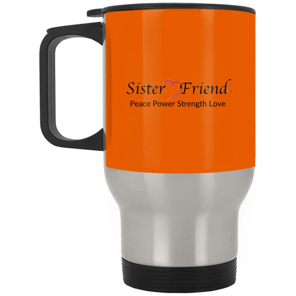 Motto Silver Travel Mug