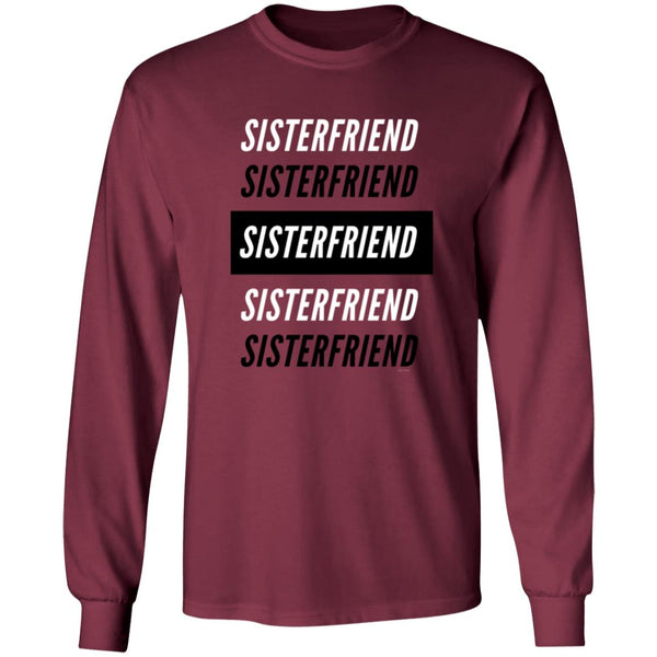 Sister Friend Block LS T-Shirt