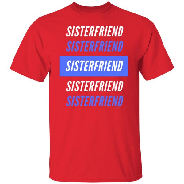 Sister Friend Bl/Wh Multi T-Shirt