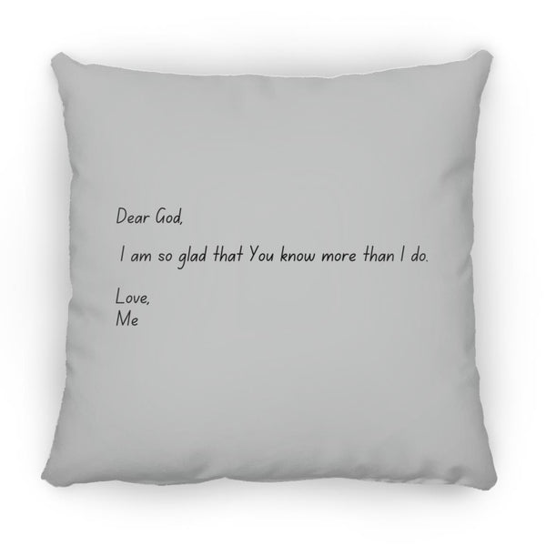 Dear God 2 Dear God Small Square Pillow