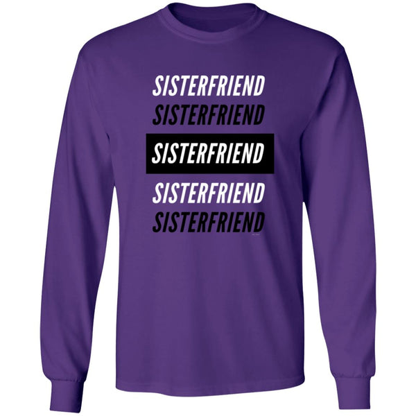 Sister Friend Block LS T-Shirt