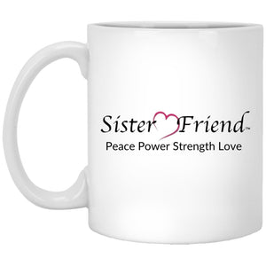 Sister Friend Motto Mug