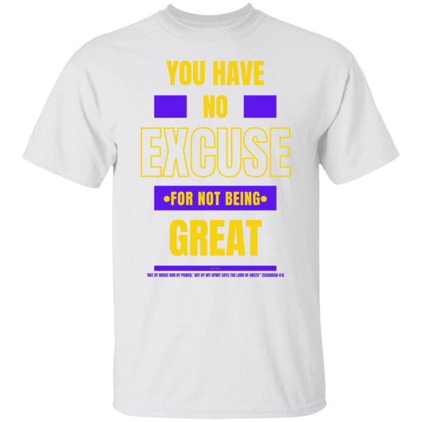 No Excuse Purple Gold T-Shirt