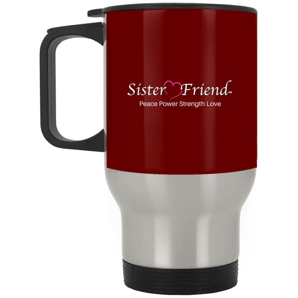 Motto Silver Travel Mug