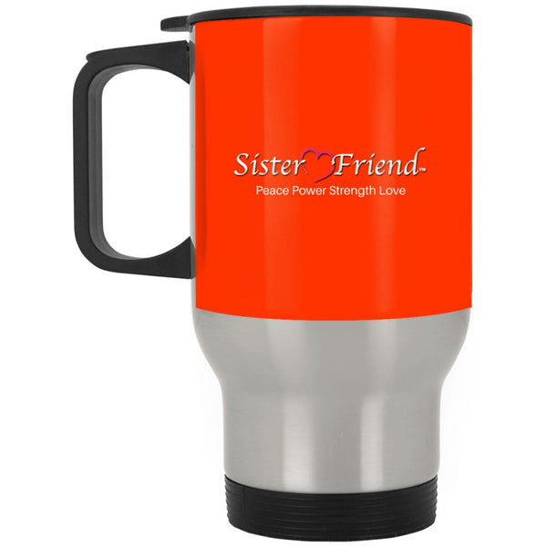 Motto Silver Travel Mug